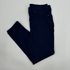 Chicos Pants Womens 0.5 Blue Ankle Skinny Stretch Nylon Blend Classic Comfort‎